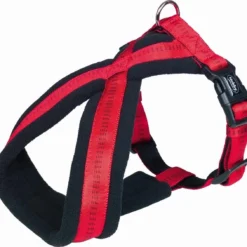 Nobby Hondentuig Comfort Soft Grip Rood – Xs/s – Buikomvang 30-40 Cm – Breedte 15/30 Mm