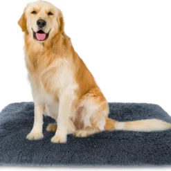 Nobleza Fluffy Benchkussen – Dierenkussen – Hondenkussen – Kattenkussen – Benchmat – Dierenmat – Hondenmat – Kattenmat – Grijs – Maat L