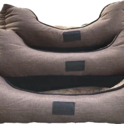 Nobleza Hondenmand – Pluche Mand – Kattenmand – Bruin – S – 53 X 43 Cm