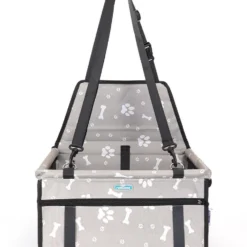 Nobleza Hondenstoel Auto – Hondenzitje Auto – Autostoel Hond – Autozitje Hond – Hondenmand Auto – Grijs