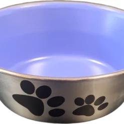 Nobleza Kattenvoerbak – Hondenvoerbak – Drinkbak Hond – Voerbak Kat – Drinkbak Kat – RVS – Blauw