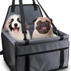 Opvouwbare Autostoel Voor Hond – Hondenmand Met Hondentuig – Autozitje – Autobench – Hondenstoel – Reisbench