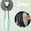 PRO-Deals | Kattenborstel En Hondenborstel – Zelfreinigend – Bestseller – Kattenkam En Hondenkam In 1 – Voor Kort én Langharig – Kattenhaar Verwijderaar – Borstel Voor Dieren – Kleur: Groen
