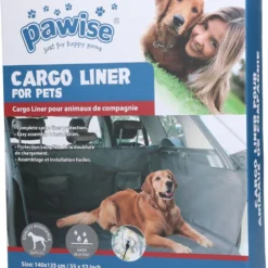 Pawise Honden Autodeken Voor Kofferbak – Waterbestendig – Optimale Bescherming – Met Zuignappen – Extra Bumper Bescherming – 140×135 Cm – Grijs