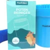 Pawlicious 2 In 1 Hondenpoten Reiniger + Handdoek – Hondenborstel – Borstel Hond / Kat – Hondenpoot Reiniger – Huisdier Poot Wassen – Borstel – Hondenverzorging – Verzorging Hond – Honden Wassen – Schoonmaak Borstel – Kattenborstel