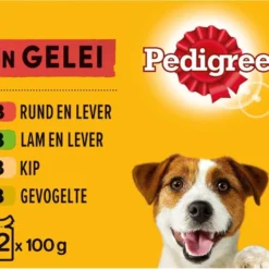 Pedigree Adult Honden Natvoer – Vlees & Gevogelte In Gelei – 48 X 100 Gr