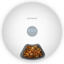 Petwant Automatische Voerbak – Voerbak – Voerautomaat – Voerbak Kat – Voerbak Hond – Voerautomaat Kat – Wit