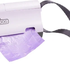 Poepzakjes Dispenser LED 8,5x4x6cm Paars