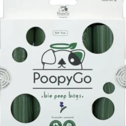 PoopyGo Eco Friendly Lavendelgeur- Poepzakjes- 4 Verpakkingen -32 Rolletjes- Hondenpoepzakjes