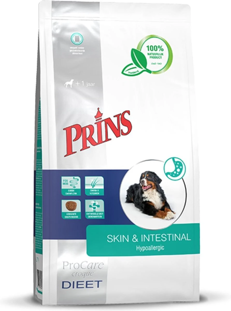 Prins Procare Dieet Croque Skin & Intestinal – Hondenvoer – Eend 3 Kg 1 Prins Procare Dieet Croque Skin & Intestinal – Hondenvoer – Eend 3 Kg