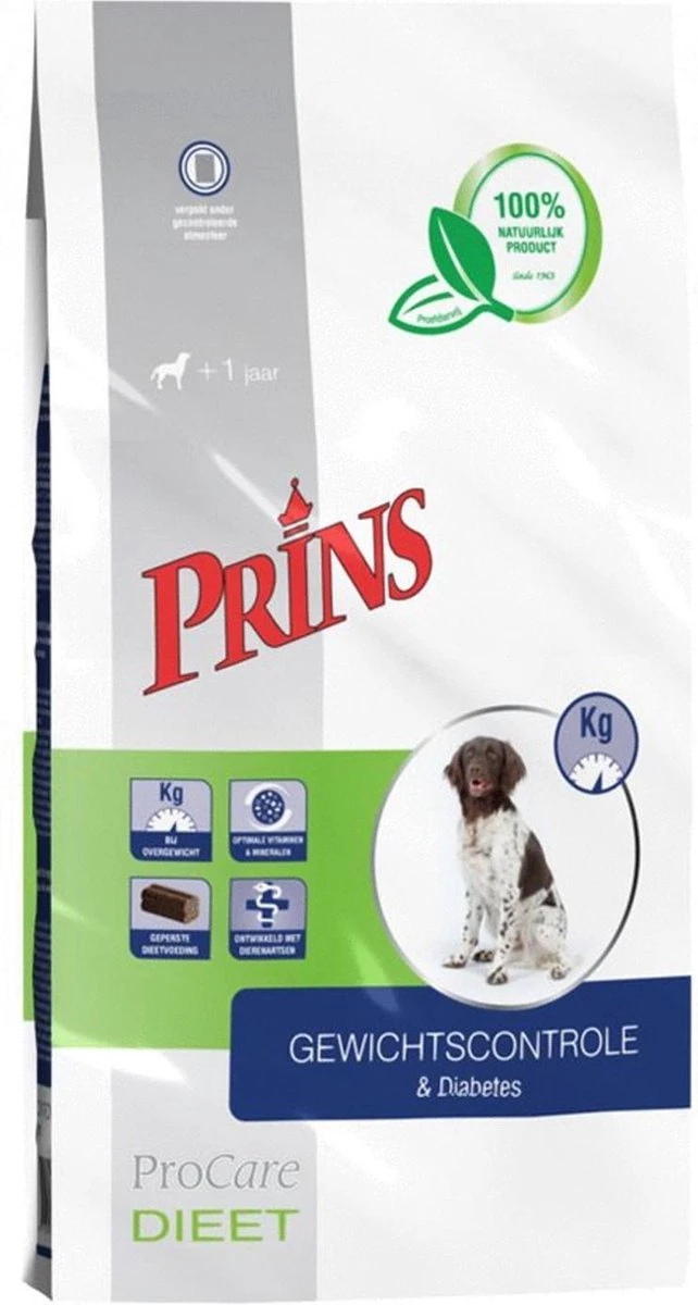 Prins Procare Dieet Gewichtscontrole&Diabetes Gevogelte – – 15 Kg 1 Prins Procare Dieet Gewichtscontrole&Diabetes Gevogelte – – 15 Kg