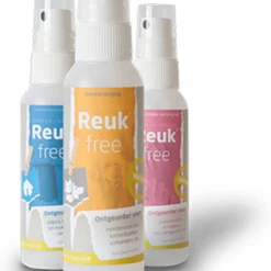 Reukfree-dier Verzorging-ontgeurder-hondenmanden-kattenbakken-vishanden-100% Natuurlijk