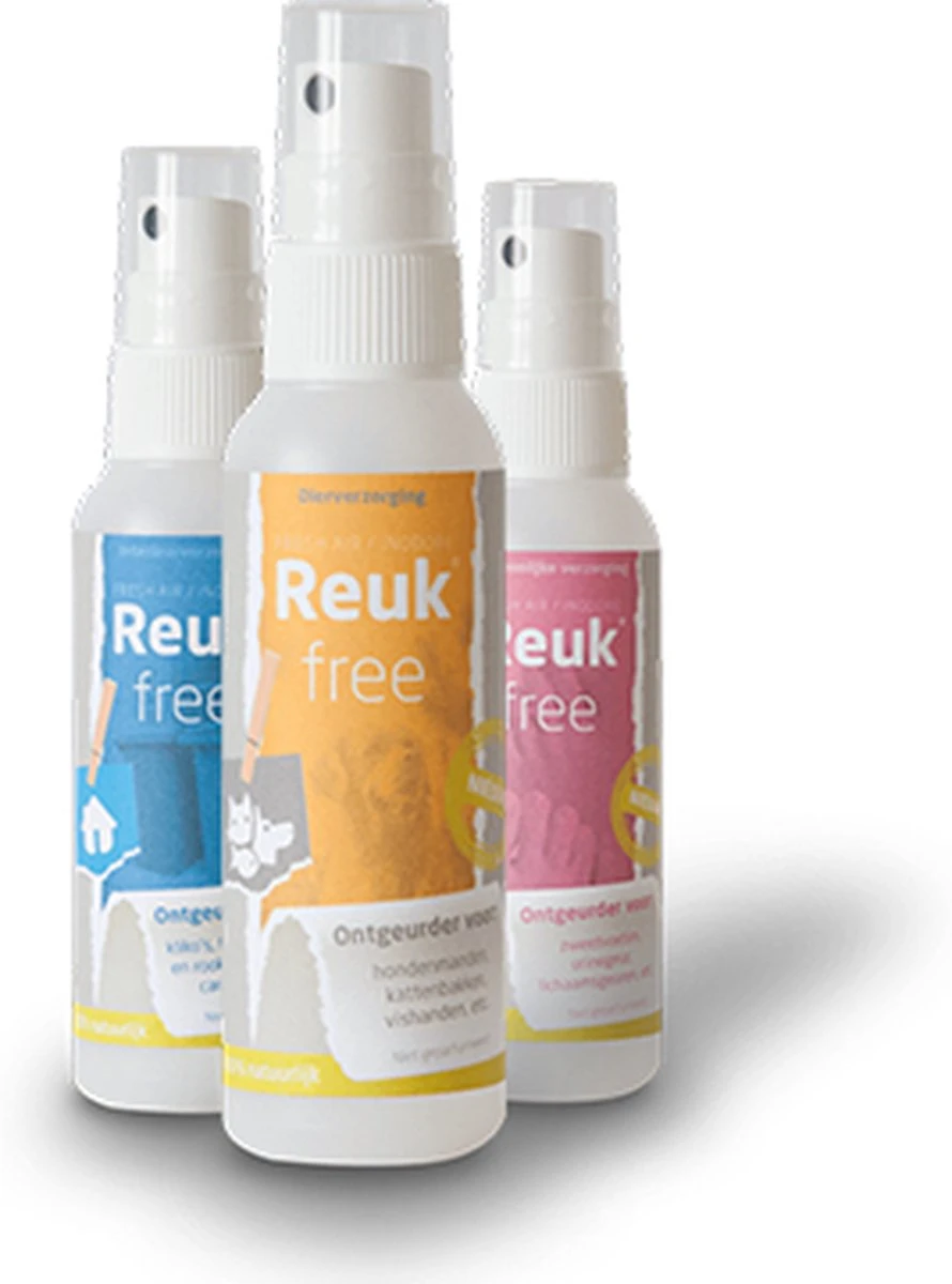 Reukfree-dier Verzorging-ontgeurder-hondenmanden-kattenbakken-vishanden-100% Natuurlijk 1 Reukfree-dier Verzorging-ontgeurder-hondenmanden-kattenbakken-vishanden-100% Natuurlijk