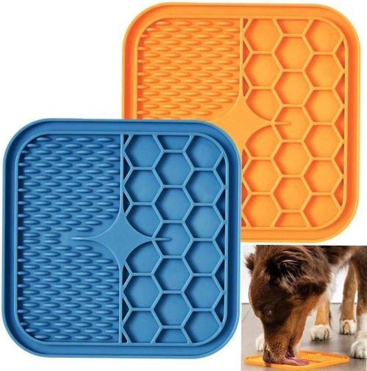 SY Goods – Lickimat – Voermat Voor Natvoer En Brokjes – Slow Feeder -Honden Afleidingspad Voor In De Douche, In Bad, Of Voor Het Borstelen – Gemakkelijk Te Verplaatsen En Voedsel Op Aan Te Brengen – Anti-schrok Voerbak – Silicoon Speelgoed 1 SY Goods – Lickimat – Voermat Voor Natvoer En Brokjes – Slow Feeder -Honden Afleidingspad Voor In De Douche, In Bad, Of Voor Het Borstelen – Gemakkelijk Te Verplaatsen En Voedsel Op Aan Te Brengen – Anti-schrok Voerbak – Silicoon Speelgoed