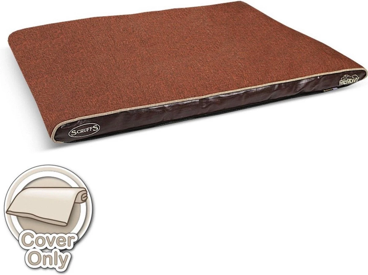 Scruffs Hilton – Orthopedisch Hondenkussen Met Traagschuim – Bruin, Naturel & Rood – Maat M/L – Kleur: Bruin, Maat: Large 1 Scruffs Hilton – Orthopedisch Hondenkussen Met Traagschuim – Bruin, Naturel & Rood – Maat M/L – Kleur: Bruin, Maat: Large