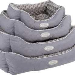Scruffs Wilton – Luxe Zachte En Warme Hondenmand Met Anti-slip Onderzijde – Grijs – Maat S/M/L/XL – Kleur: Grijs, Maat: Large