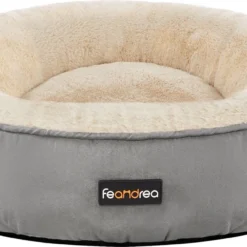 Segenn’s Hondenmand – Kattenmand – Donut – Lichtgrijs – Ø 50 Cm