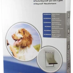 Staywell 620 Hondenluik – Aluminium – Wit