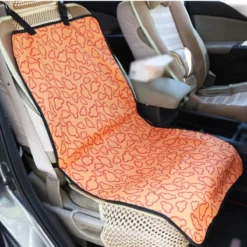 Stoel Beschermer Hond – Oranje – Beschermingshoes Voor Autostoel – Waterdicht En Krasbestendig – Ook Voor Katten