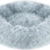 Studio Proud – Donut Mand – Honden En Katten Slaapbed – 50 Cm Licht Grijs – Pluche Hondenmand – Verkrijgbaar In Verschillende Maten En Kleuren