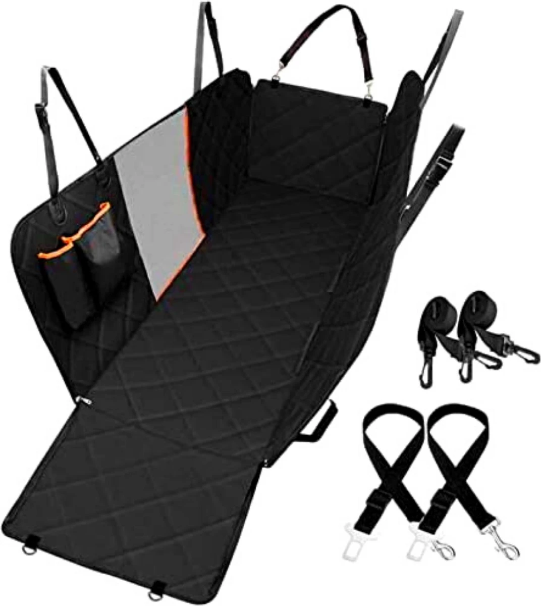 TIB Luxe Autostoel Hond – Grote Hondenmand Auto Achterbank – Met 2x Veiligheidsgordel 1 TIB Luxe Autostoel Hond – Grote Hondenmand Auto Achterbank – Met 2x Veiligheidsgordel