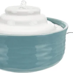 TRIXIE DRINKFONTEIN VITAL FALLS KERAMISCH BLAUW / WIT