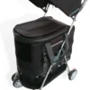 Topmast Excellent – Hondenbuggy – Zwart – Inklapbare – 4 Wielen – Comfort Buggy