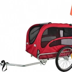 Topmast Fietskar Voor Honden – Original XLarge Hondenfietskar Rood