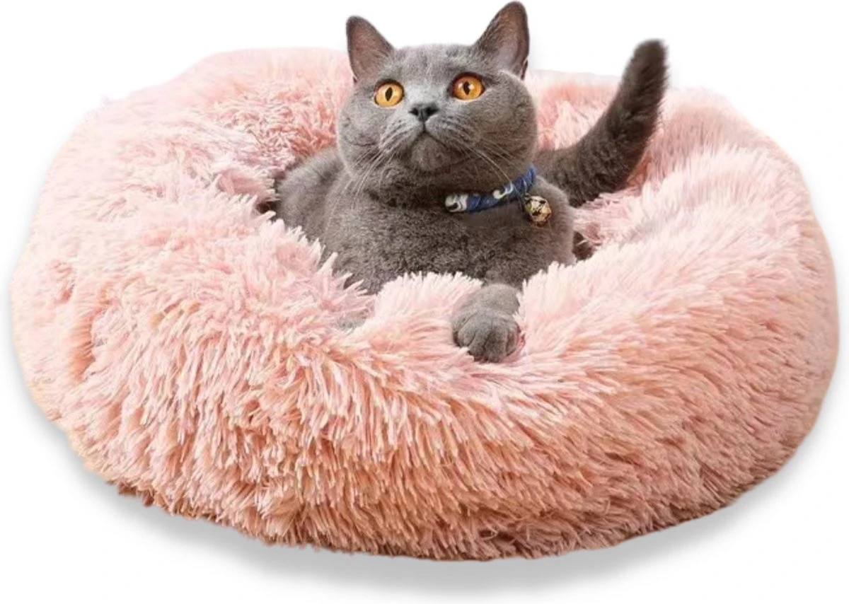 Topmast Fluffy Donut – Dierenmand – Donut Hondenmand – Roze – 80 Cm 1 Topmast Fluffy Donut – Dierenmand – Donut Hondenmand – Roze – 80 Cm