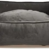 Topmast Hondenmand Hondenkussen Soft Velours – 75 X 58 Cm – Grijs