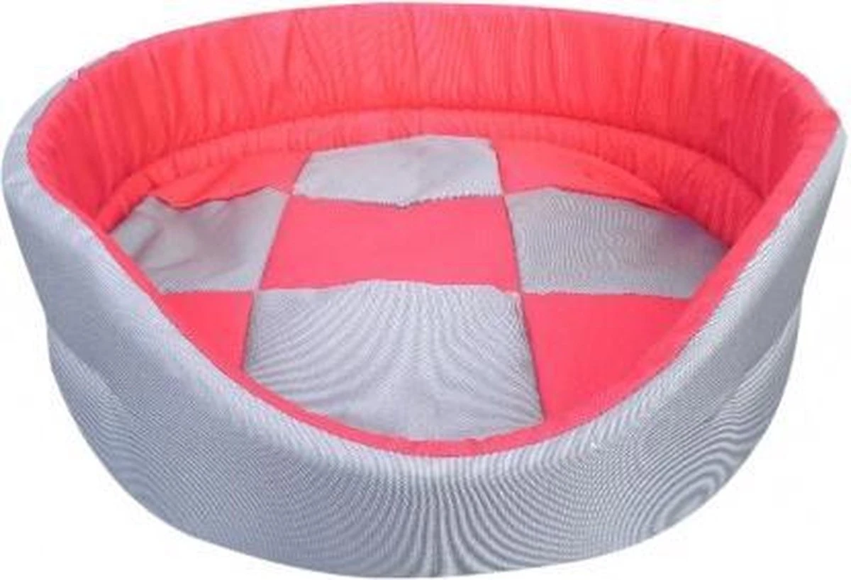 Topmast Hondenmand Shine Rood-grijs 58x52x21cm 1 Topmast Hondenmand Shine Rood-grijs 58x52x21cm