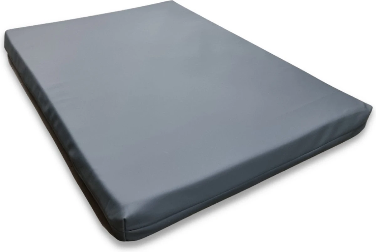 Topmast Jumbo – Hondenbed – Antraciet – 125 X 90 Cm – Leatherlook Hondenkussen – Hondensofa – Honden Ligbed – Hondenmatras 1 Topmast Jumbo – Hondenbed – Antraciet – 125 X 90 Cm – Leatherlook Hondenkussen – Hondensofa – Honden Ligbed – Hondenmatras