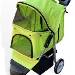 Topmast Modern – Hondenbuggy – Groen – Inklapbare – 3 Wielen – Comfort Buggy