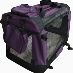 Topmast Nylon Hondenbench Bench Reisbench Autobench – Premium – Paars – 91 X 64 X 64 Cm