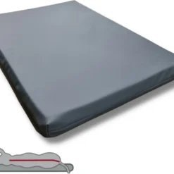 Topmast Support Plus – Orthopedisch Hondenkussen – 80 X 55 Cm – Hondenbed – Antraciet – Hondensofa – Hondenmand – Leatherlook Hondenmatras