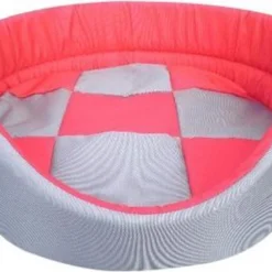 Topmast Hondenmand Shine Rood-grijs 70x62x25cm