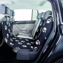 Trixie Autodeken Nylon / Fleece Zwart / Beige – 145X65 CM