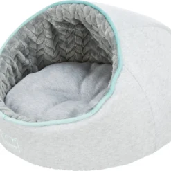 Trixie Hondenmand Iglo Junior Lichtgrijs / Mintgroen – 40X40X27 CM