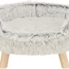 Trixie Hondenmand Sofa Harvey Ovaal Wit-zwart (60X54X28 CM)