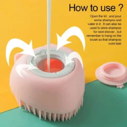 Verzorging Schoonmaken Wassen Hond Borstel Huisdier Bad Tool Hond Siliconen Huisdier Bad Massage Borstel Shampoo Dispenser Huisdier Shampoo Borstel Populair
