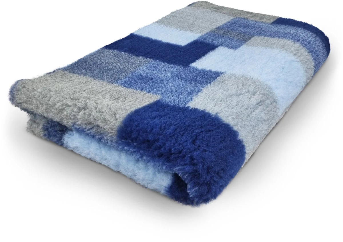 Vetbed Patchwork – Antislip Hondenmat – 150 X 100 Cm – Lichtblauw – Hondenbed – Benchmat – Voor Honden – Machinewasbaar Hondenkleed 1 Vetbed Patchwork – Antislip Hondenmat – 150 X 100 Cm – Lichtblauw – Hondenbed – Benchmat – Voor Honden – Machinewasbaar Hondenkleed