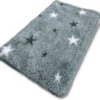 Vetbed Starry Night – Groen – 2 Stuks – Antislip Hondenmat – 75 X 50 Cm – Benchmat – Hondenkleed – Voor Honden -Machine Wasbaar