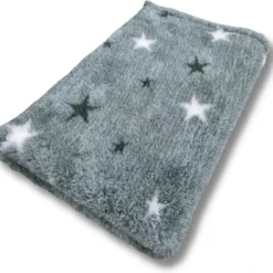 Vetbed Starry Night – Groen – Antislip Hondenmat – 100 X 75 Cm – Benchmat – Hondenkleed – Voor Honden -Machine Wasbaar
