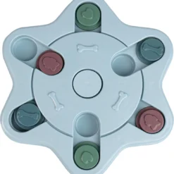 WUFY SIXARS Honden Puzzel – Honden Speelgoed – Honden Speeltjes – Slow Feeder – Honden Intelligentie – Denkspelletje – Anti Schrokbak – Interactieve – Langzame Voerbak – Hondenpuzzel – Blauw