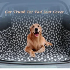 Waterdichte XXL Hondendeken Voor Auto – Autodeken Voor Je Hond – Hondendeken Voor Je Auto Kofferbak – Pootjespatroon