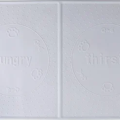 Winkrs – Honden/Katten Placemat – Waterdichte Placemat Voor Voederbakken – Grijs Siliconen