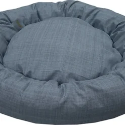 Woddy – Hondenmand Kat – Hondenkussen – Fluffy – Bagel – 50 Cm – Grijs