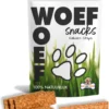 Woef Woef Snacks Hondensnacks Kalkoen Strips Verwensnacks – Gedroogd Vlees – Kalkoen – Alle Honden En Alle Leeftijden Vanaf 3 Maanden – Geen Toevoegingen – 35 Stuks – Elke Levensfase