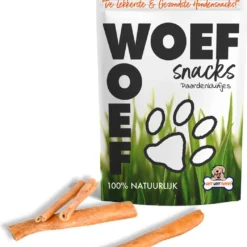 Woef Woef Snacks Hondensnacks Paardenkophuiden Kauwsnacks – Gedroogd Vlees – Paardenvlees – Alle Honden En Alle Leeftijden Vanaf 8kg – Geen Toevoegingen – 2.00 Kg – Elke Levensfase
