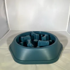 Anti Schrokbak Hond – Slow Feeder – Anti Schrok Voerbak Hond – Slow Bowl Eat Slow – Anti Schrokbak Kat – Blauw